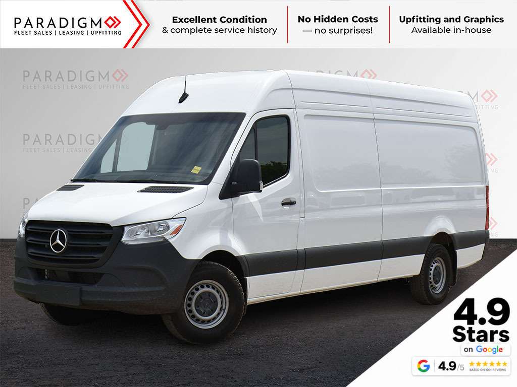 White 2024 Mercedes-Benz Sprinter Cargo Van Rear-Wheel Drive 9-Speed Automatic