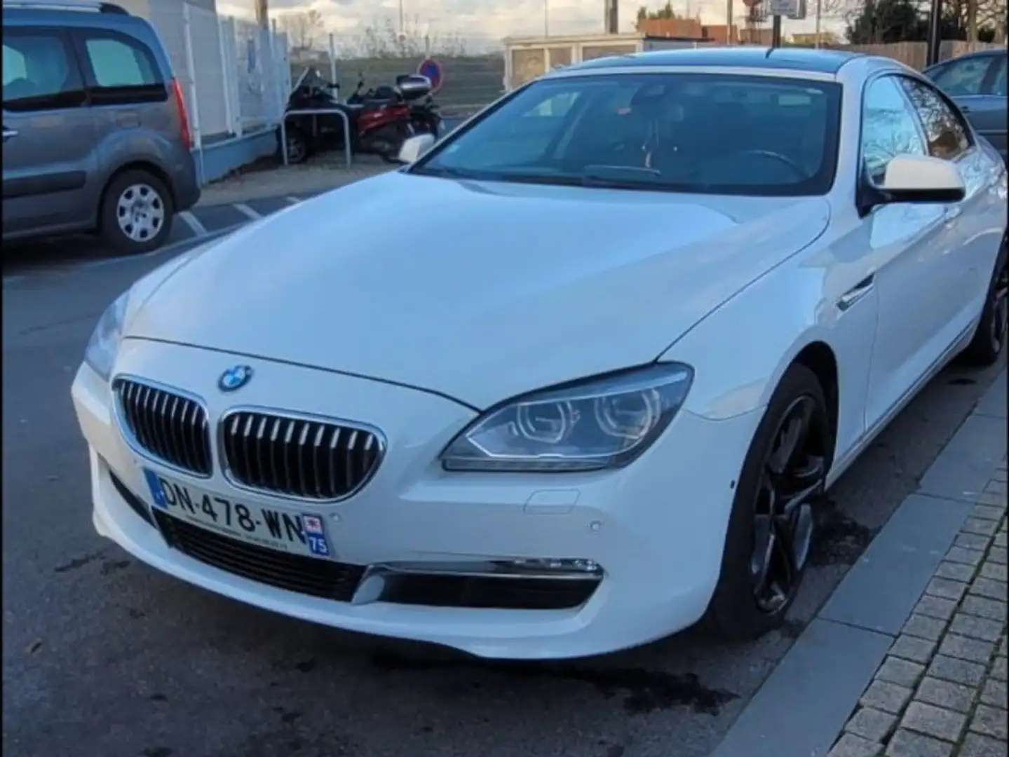 BMW 640 640d xDrive Gran Coupe Blanc - 1