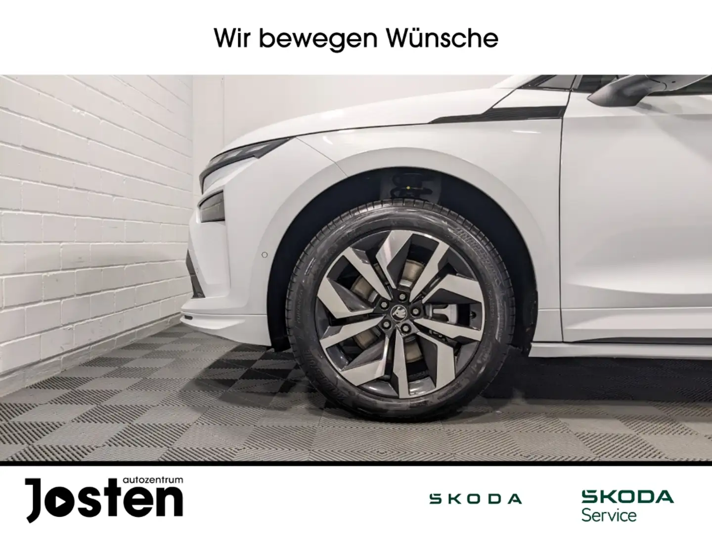 Skoda Enyaq 85 Sportline MAXX DCC AHK Pano Winter Transport Ca Blanc - 2
