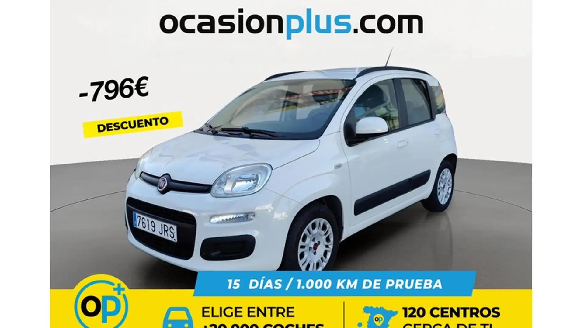 Fiat Panda 1.2 Lounge Blanco - 1
