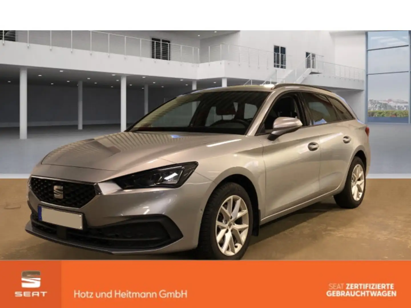 SEAT Leon ST 1.5 TSI Style LED/Tempo/PDC Silber - 1
