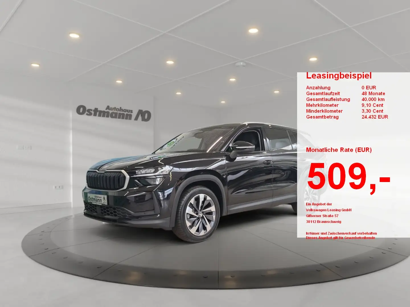 Skoda Kodiaq 2.0 TDI DSG Selection AHK SHZ SpurH KAM Noir - 1