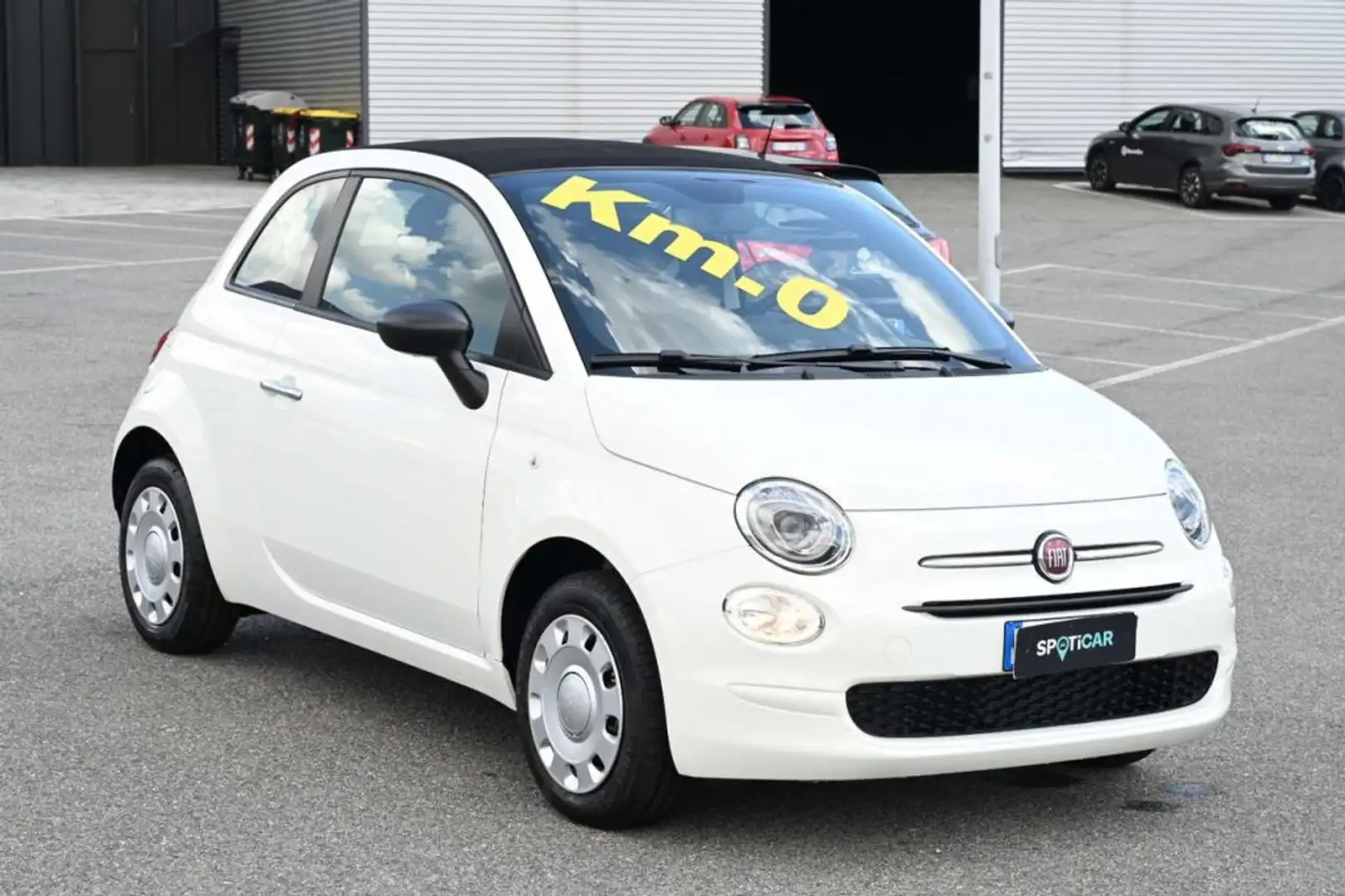 Fiat 500C Hybrid 1.0 70cv Cabrio Blanc - 2