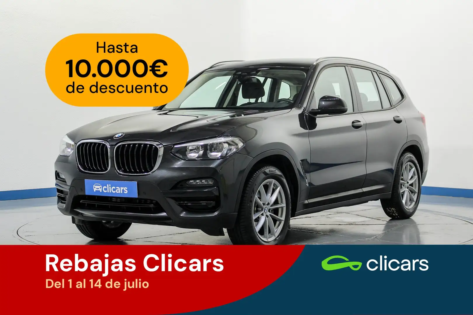BMW X3 xDrive 20dA Gris - 1