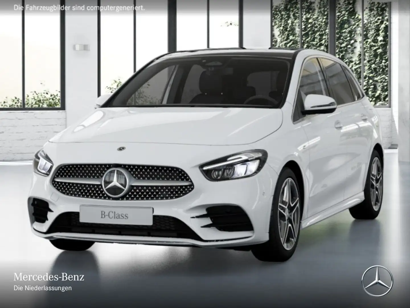 Mercedes-Benz B 250 e AMG+PANO+AHK+LED+KAMERA+KEYLESS+8G Weiß - 2