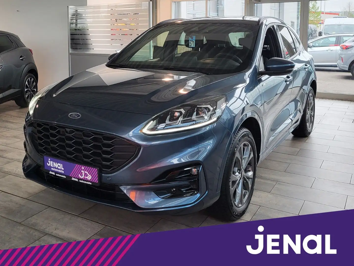 Ford Kuga PHEV ST-Line X PANO/WINTER-P./NAVI/HEAD-UP Blau - 1