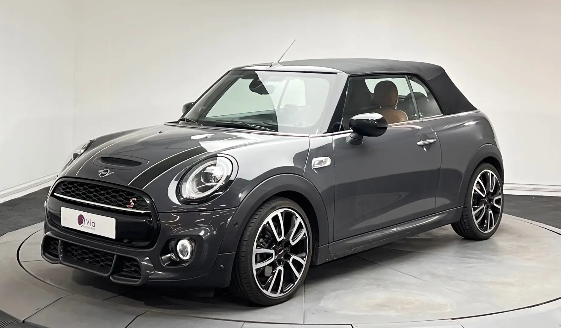 MINI Cooper S Cooper S 192 ch BVA7 Pack JCW - Suivi Complet - Caméra de recul - Harman Kardon Gris - 1