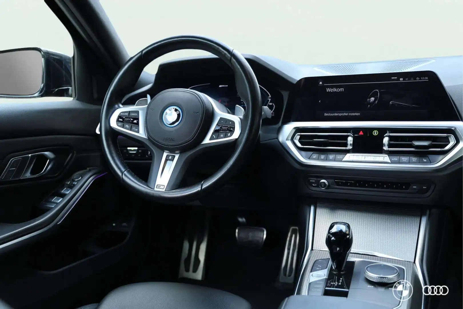 BMW 330 330E M SPORT / LASER / ACC / TREKHAAK / HEADUP / A Noir - 2