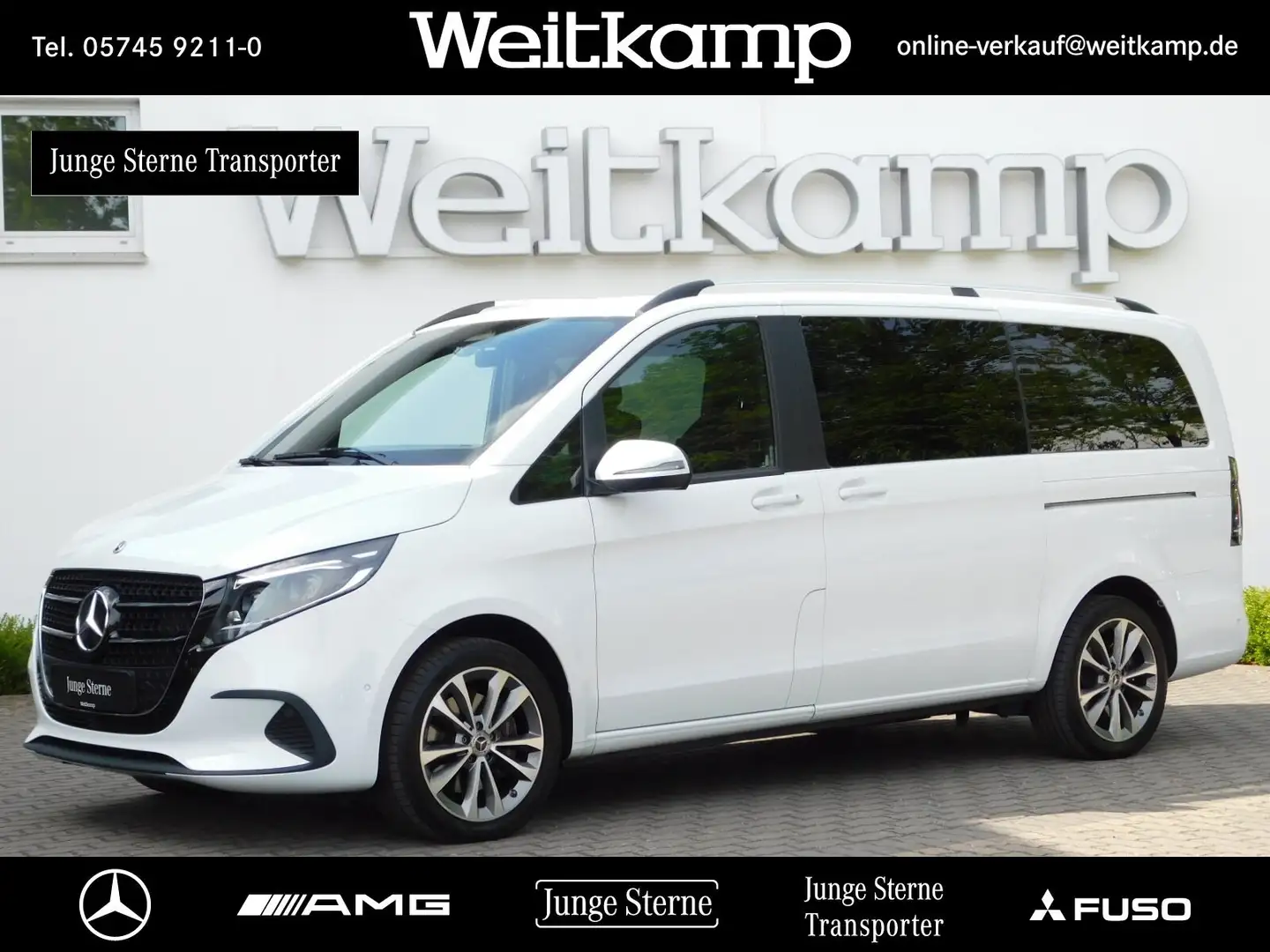 Mercedes-Benz V 250 V 250 d 4M STYLE Lang AIRMATIC+STHZ+AHK+EL. TÜR+ Weiß - 1