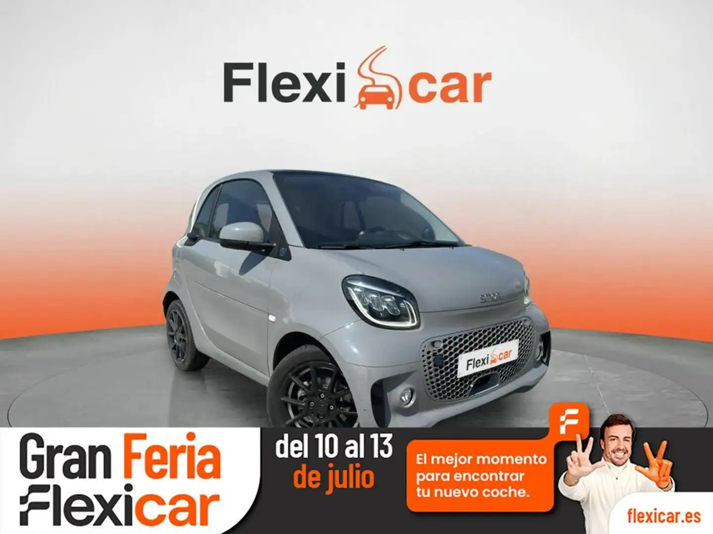 smart forTwo 60kW(81CV) EQ coupe Gris - 1