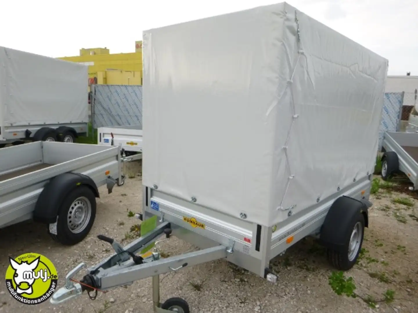 Humbaur HA 132513 mit KV, Hochplane 160 cm, 1300 kg, 2510 Grau - 1