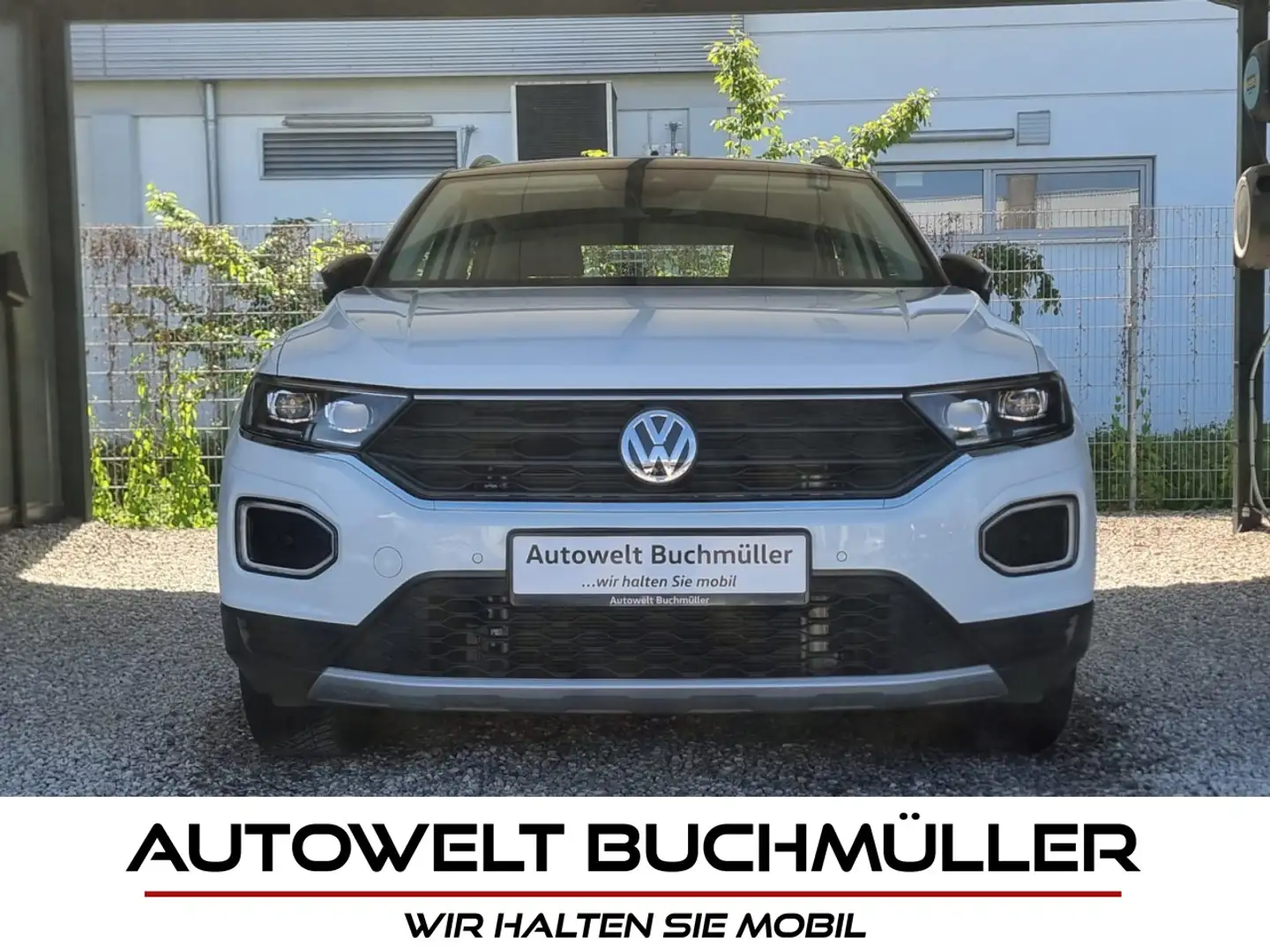 Volkswagen T-Roc 1.5 TSI DSG,LED,ACC,PDC,SHZ,1.HAND,TÜV NEU Klima Blanc - 1