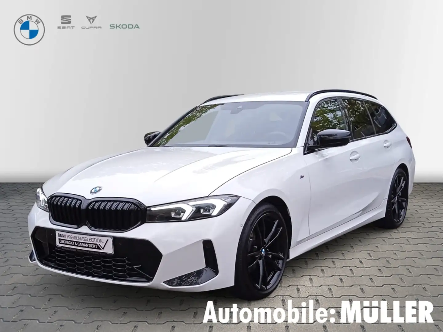 BMW 320 i Touring*MSport*DAB*H&K*RFK*Fernlichass.* Weiß - 1