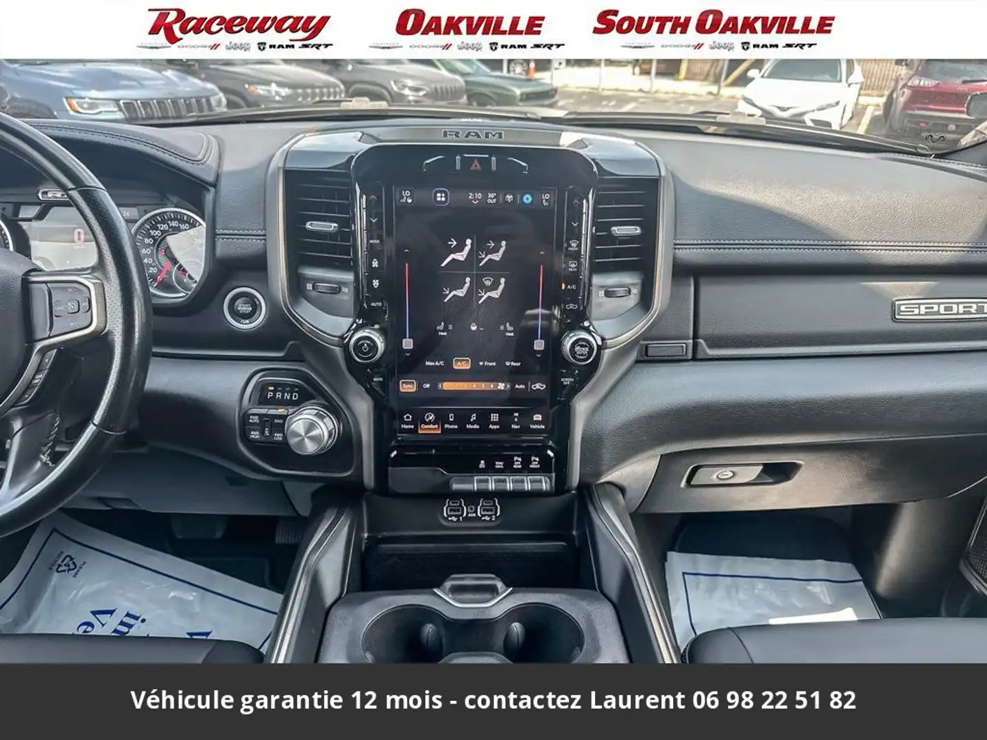 Dodge RAM Sport Night 12P 5.7L 4x4 Tout compris hors homolog Noir - 2