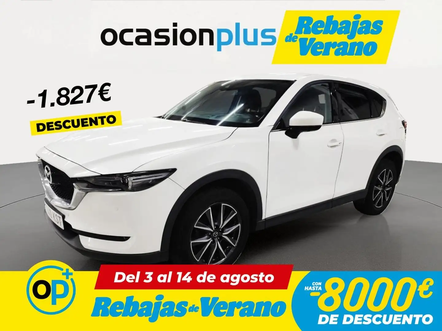 Mazda CX-5 2.5 Skyactiv-G Zenith AWD Aut. Blanco - 1