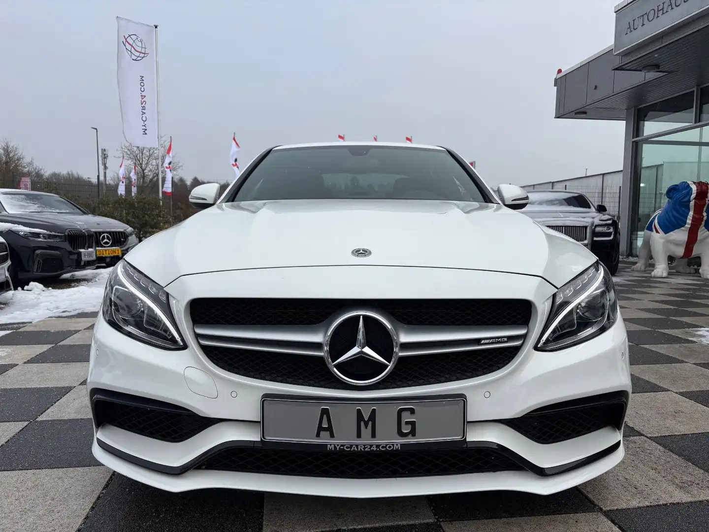 Mercedes-Benz C 63 AMG + AMG Sportabgas+LED+Service Neu Blanc - 2
