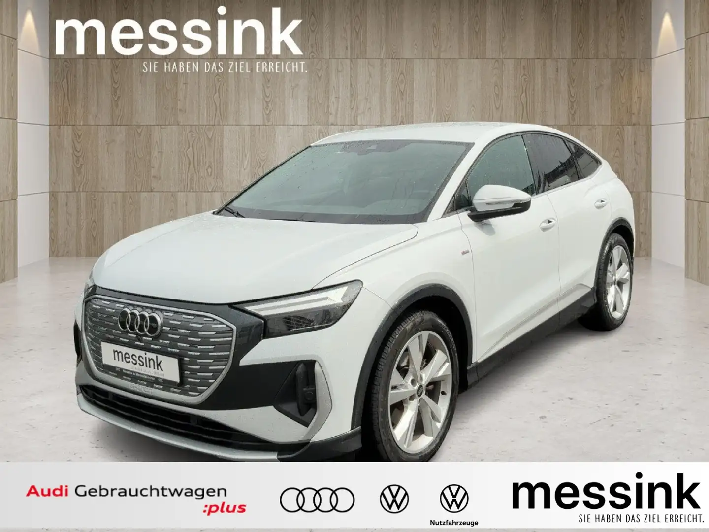 Audi Q4 e-tron 35 e-tron Sportback basis S-line Kam. Weiß - 1