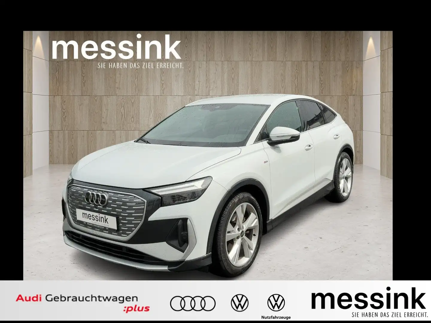 Audi Q4 e-tron 35 e-tron Sportback basis S-line Kam. Weiß - 1
