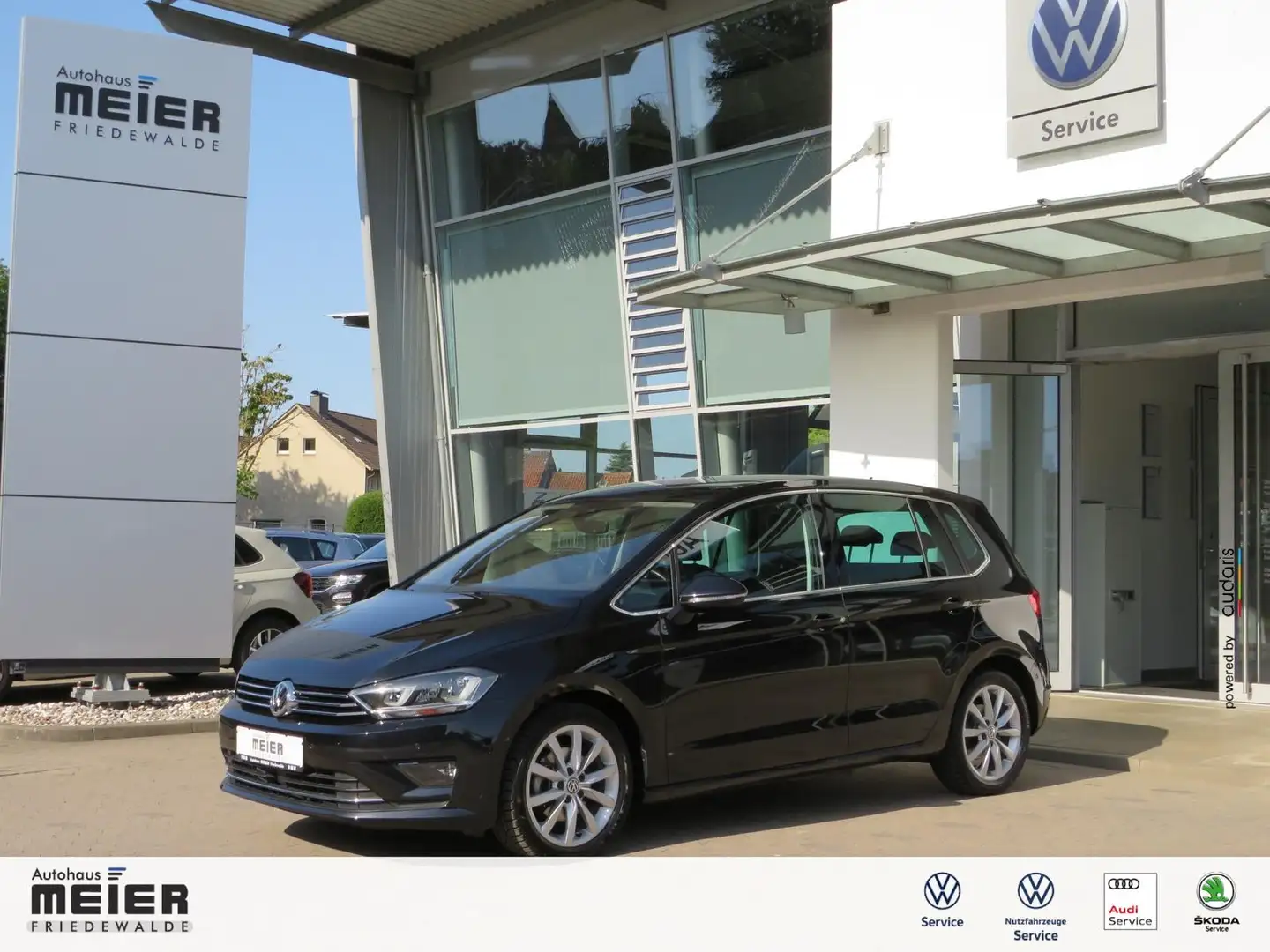 Volkswagen Golf Sportsvan Golf VII Sportsvan 1.4 TSI DSG Highline Navi Kam Zwart - 1