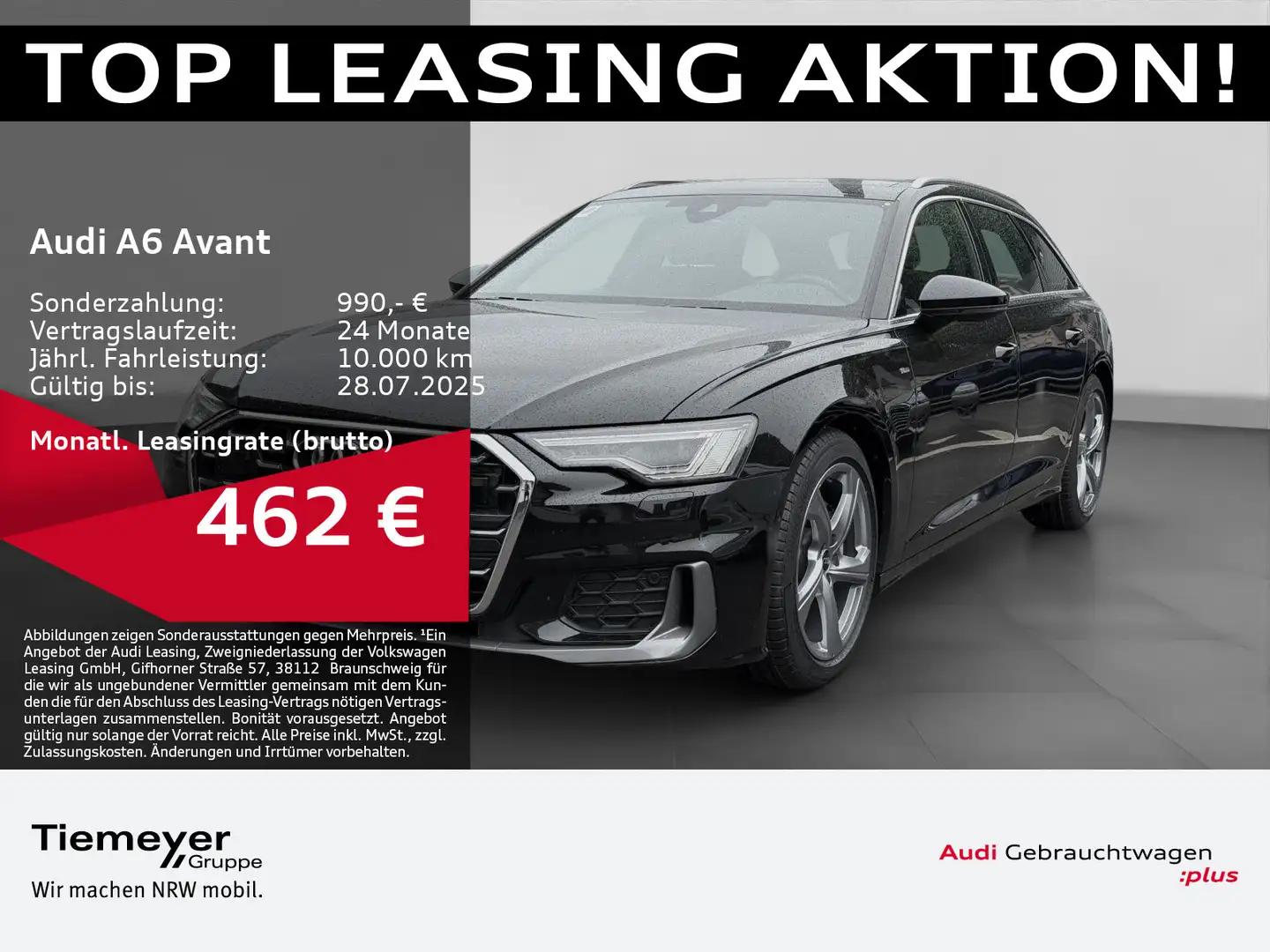 Audi A6 40 TDI Q S LINE PANO MATRIX ALCANATARA Schwarz - 1