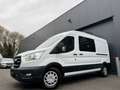 Ford Transit 2.0 tdci dubbelcabine 152000 km  automaat 6 places Blanc - thumbnail 3