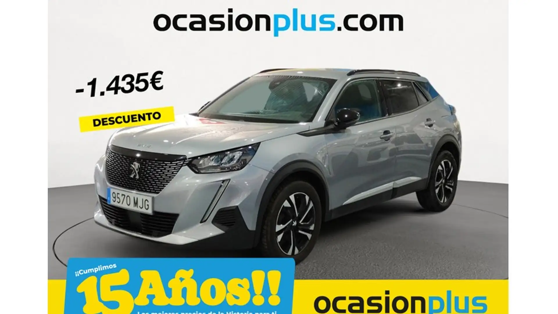 Peugeot 2008 1.2 PureTech S&S Allure 100 Gris - 1