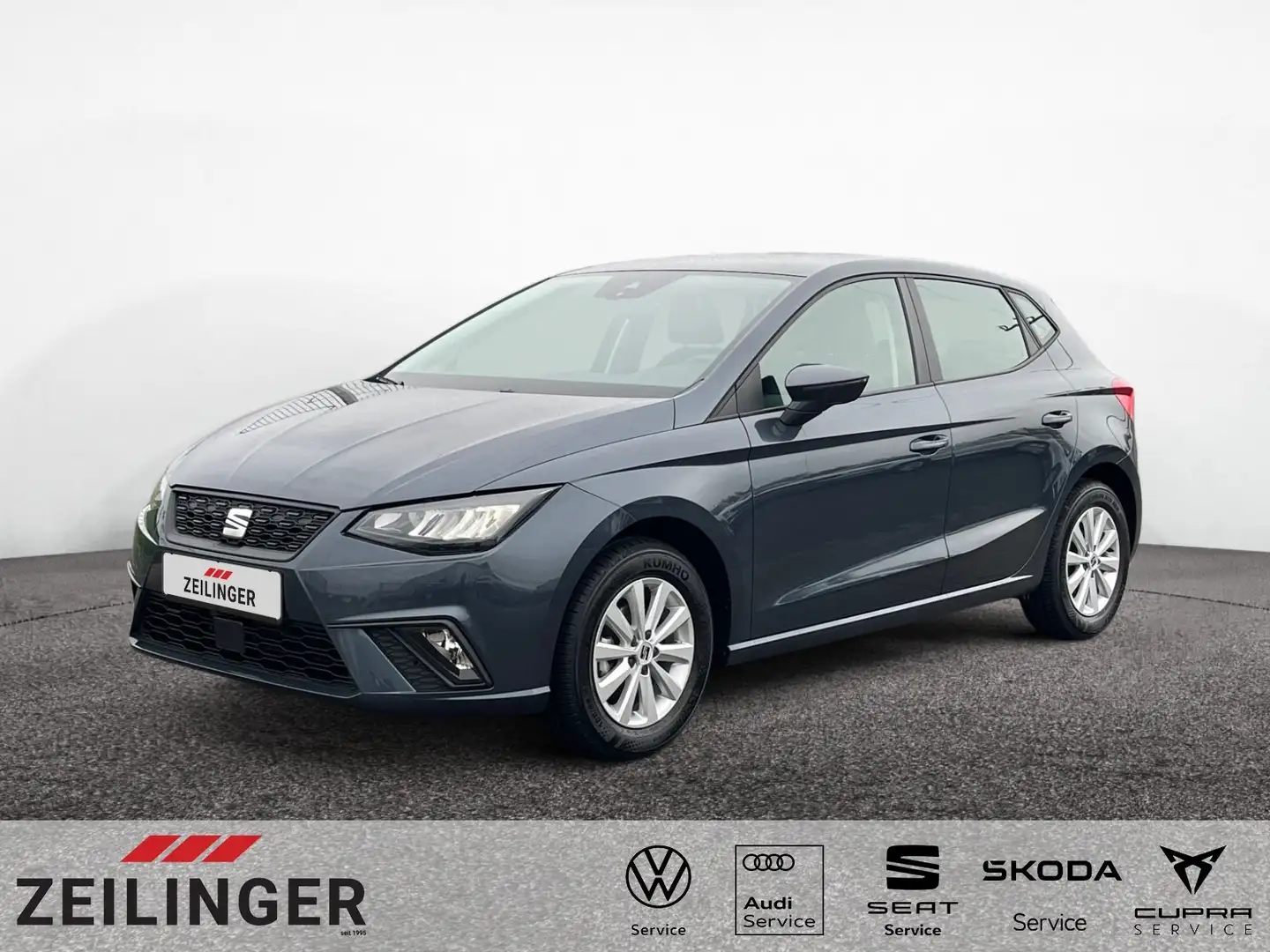 SEAT Ibiza Reference 1.0|5-J-GAR|FULL LINK|SHZ|GRA Grau - 1