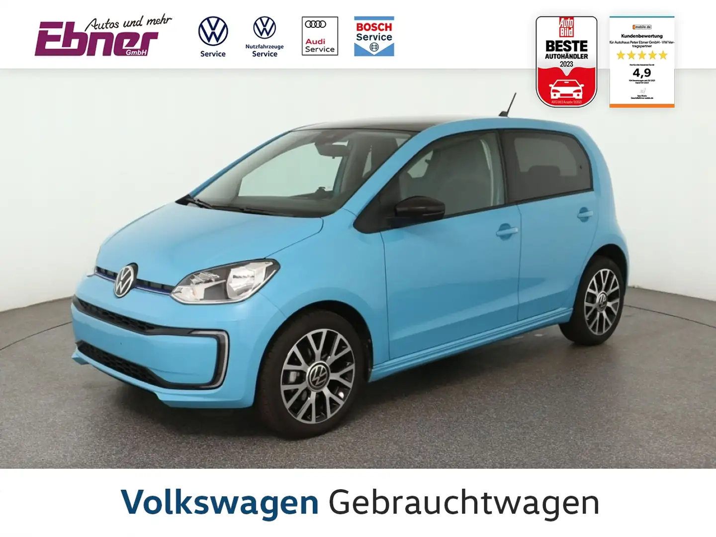 Volkswagen up! e- STYLE CCS+SITZHZG+BLUETOOTH+NAVI-VB+16 ALU! Schwarz - 1