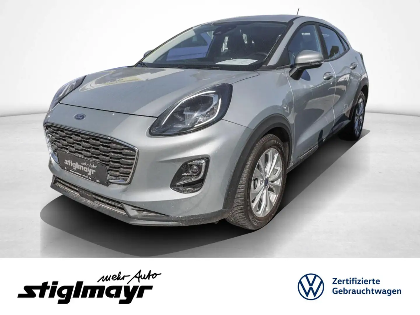 Ford Puma EcoBoost 1.0 TSI LED+PDC+SITZHZG Argent - 1