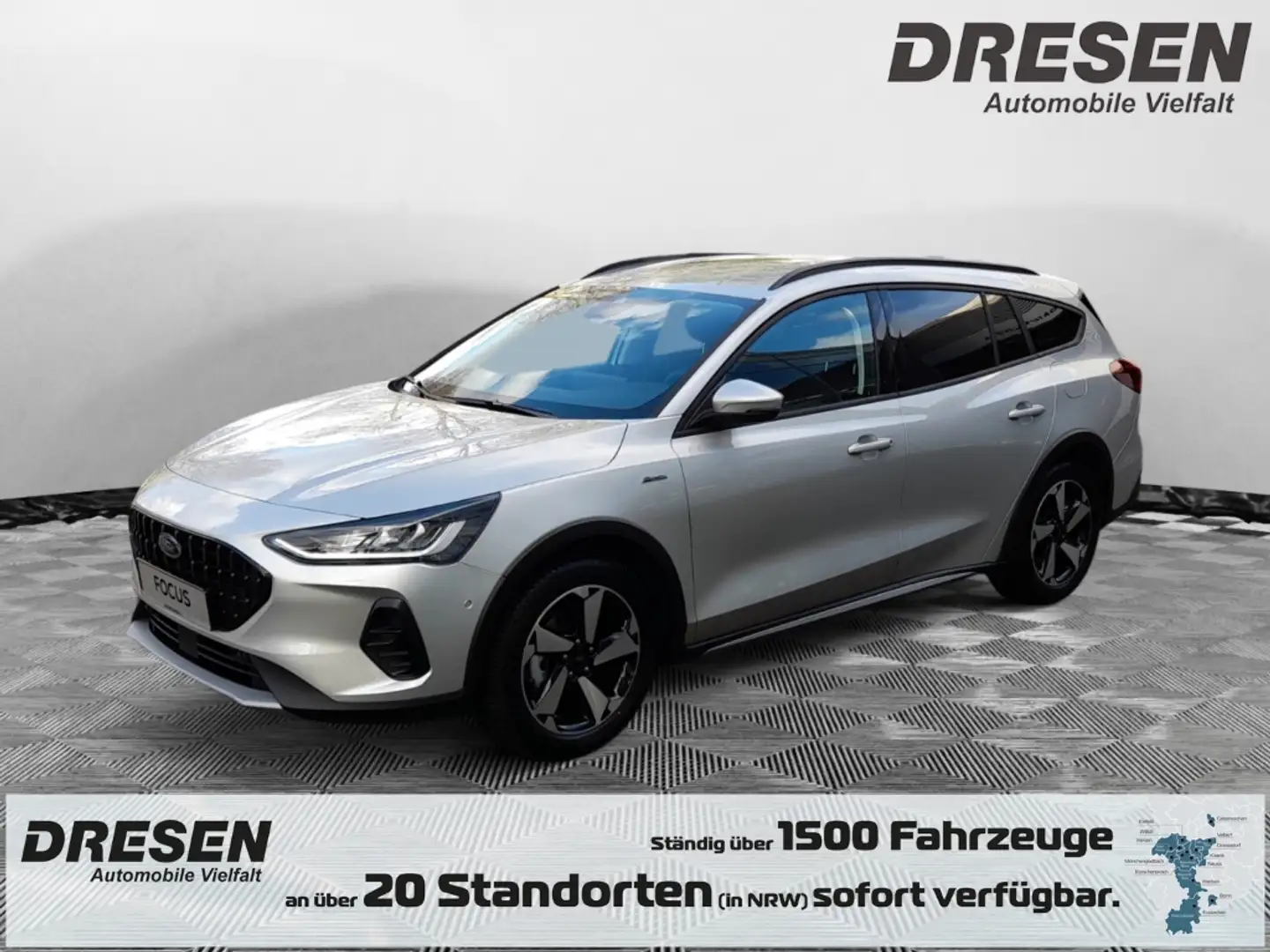 Ford Focus Active X Turnier 1,0l EcoBoost AT Navi digitales C Silber - 1