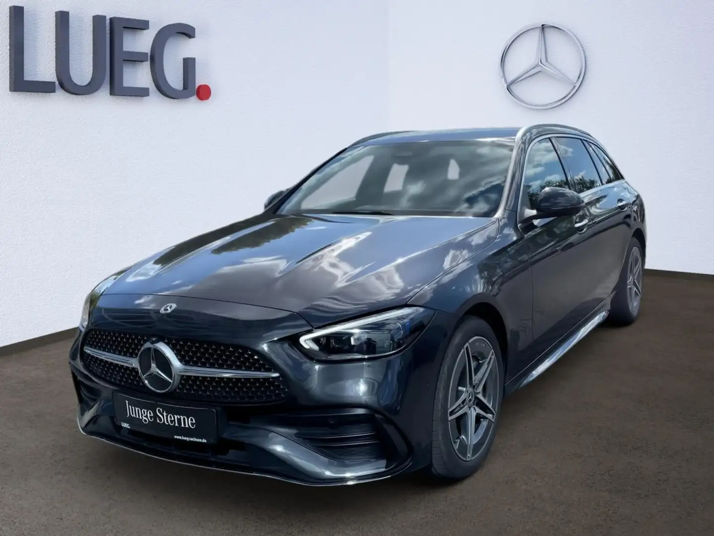 Mercedes-Benz C 180 T AMG-ADVANCED+SURROUND+DIGITAL-LIGHT+360° Gris - 1