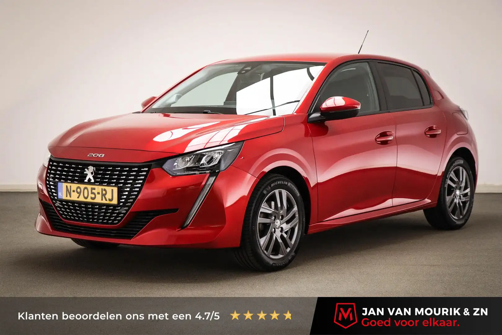 Peugeot 208 1.2 PureTech Blue Lease Active | NAVIGATIE | LED | Rot - 1