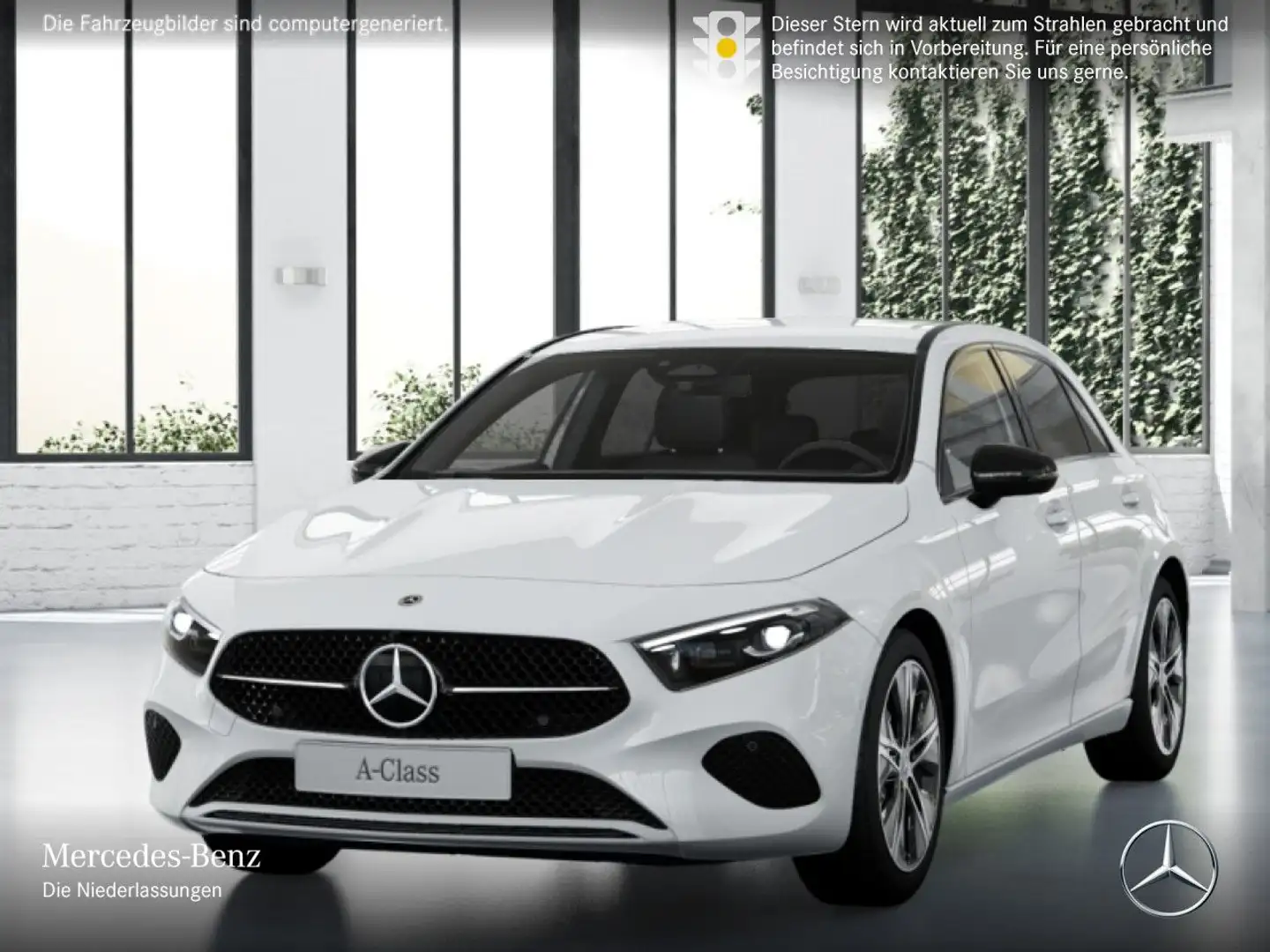 Mercedes-Benz A 200 PROGRESSIVE+NIGHT+MULTIBEAM+KAMERA+7G Weiß - 2