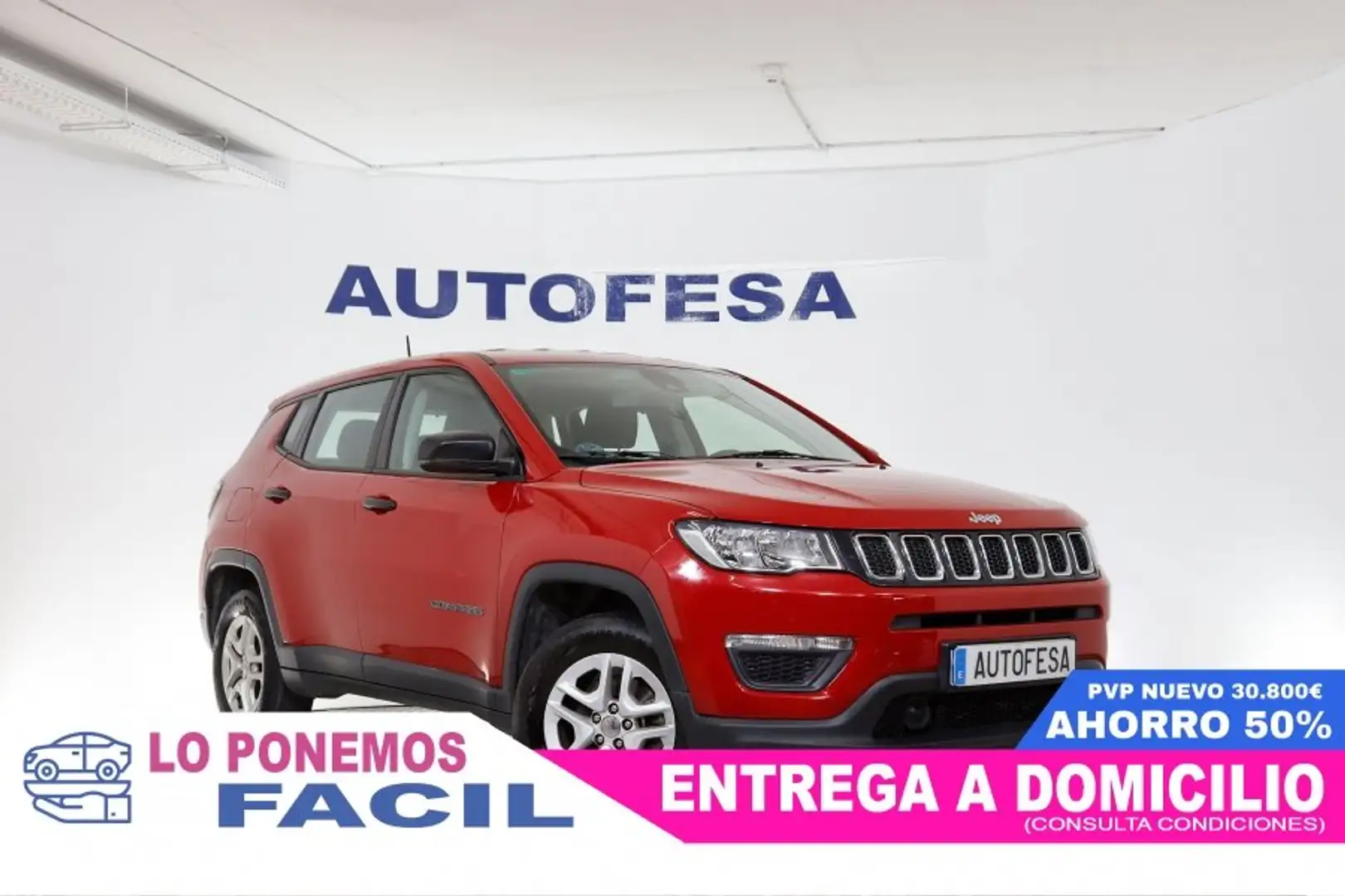 Jeep Compass 1.4 MultiAir Sport 4X2 140cv 5P S/S # IVA DEDUCIBL Rojo - 2