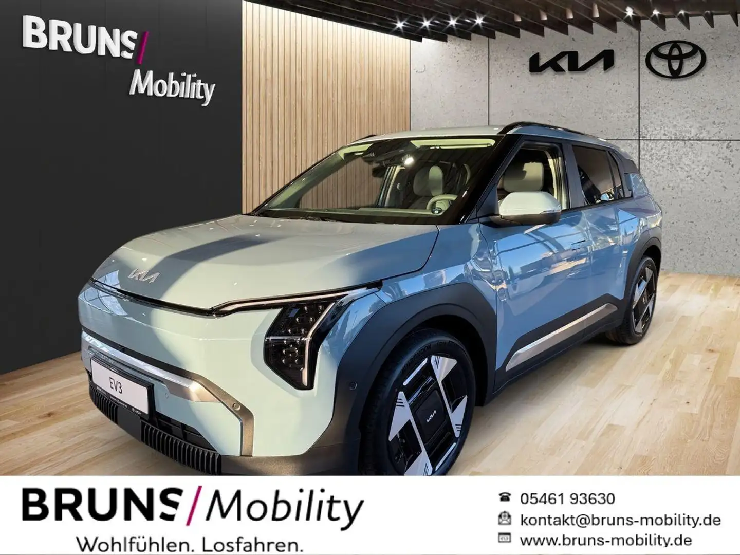 Kia EV3 81,4-kWh Earth DRIVE, SOUND,UPGR,WINTER, DES Blau - 1