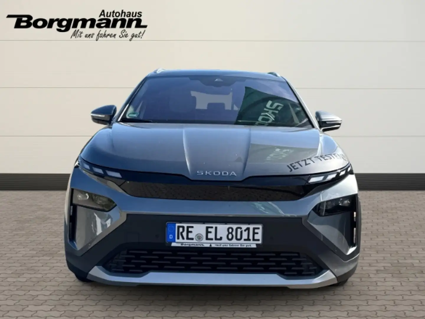 Skoda Elroq 85 Lodge Navi HUD LED El. Heckklappe Apple CarPlay Gris - 2