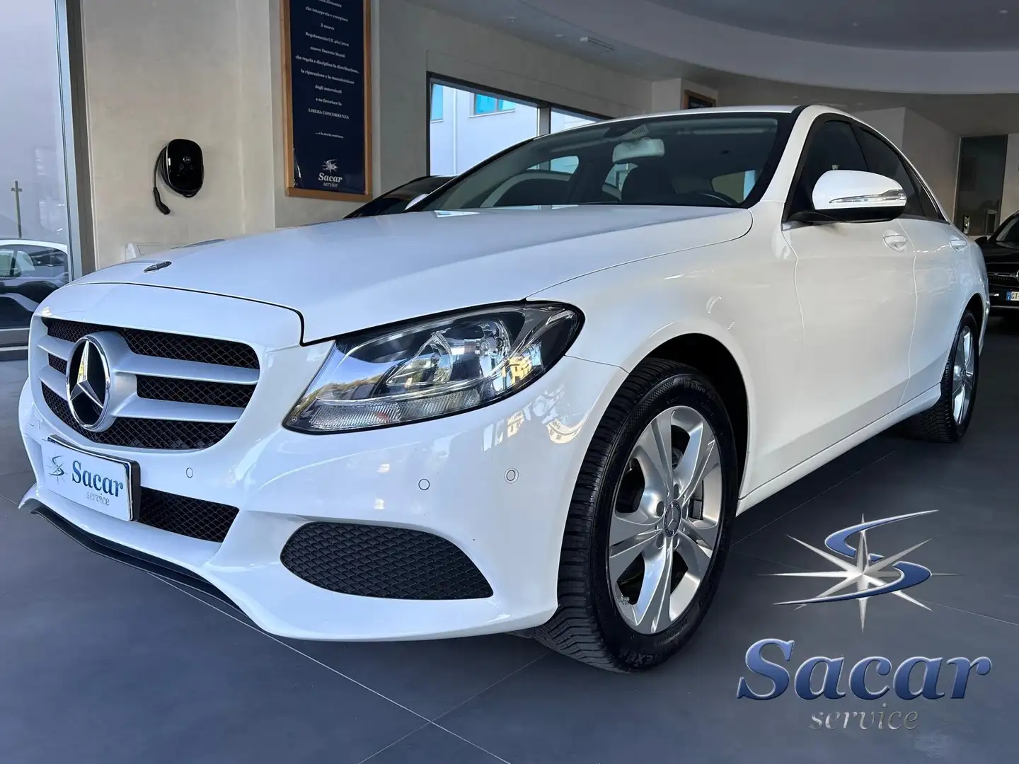 Mercedes-Benz C 220 Classe C-W205 2014 Executive auto Bianco - 1