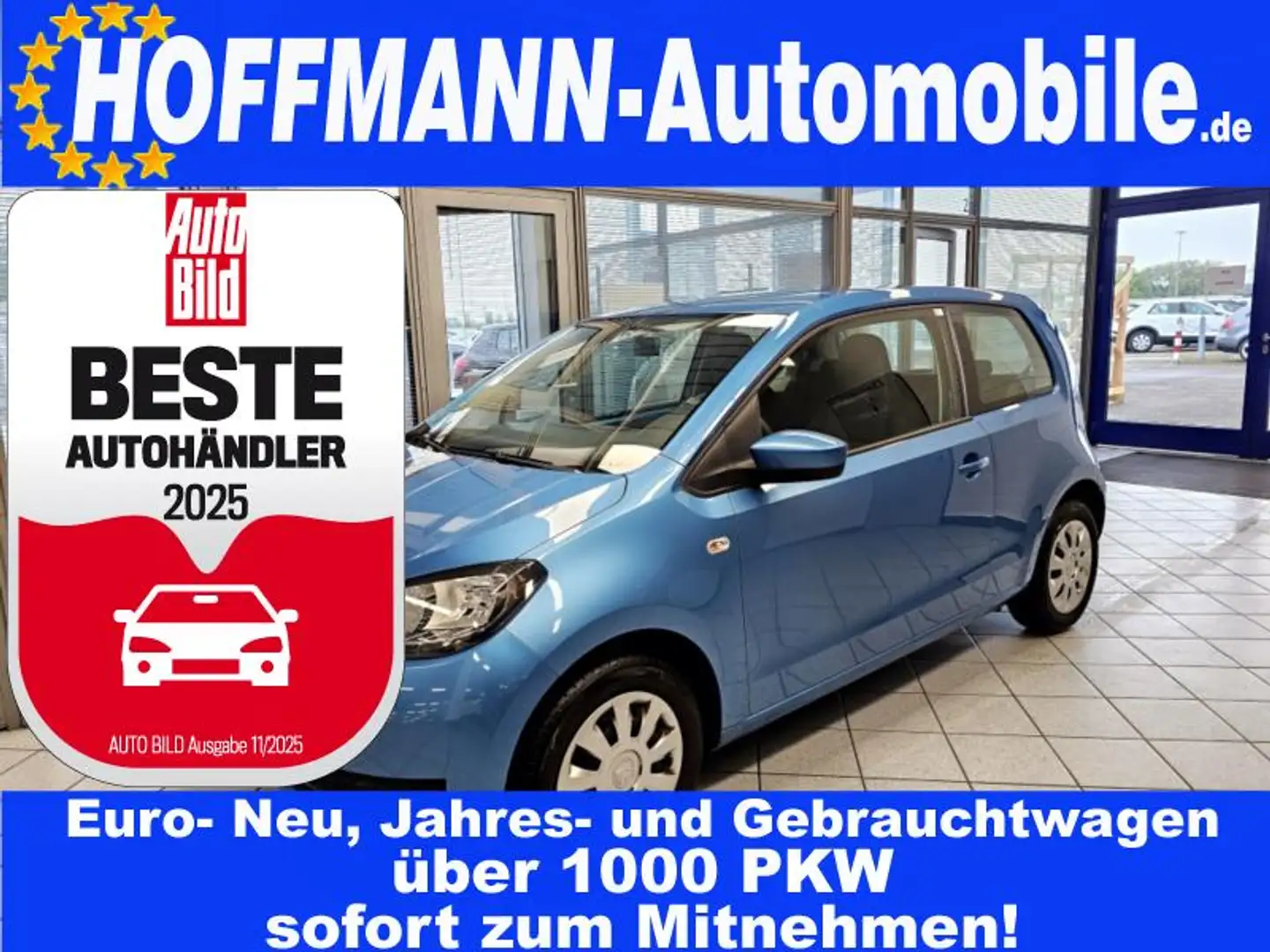 Skoda Citigo Allwetterreifem,PDC,Klima,Sitzheizung Azul - 1
