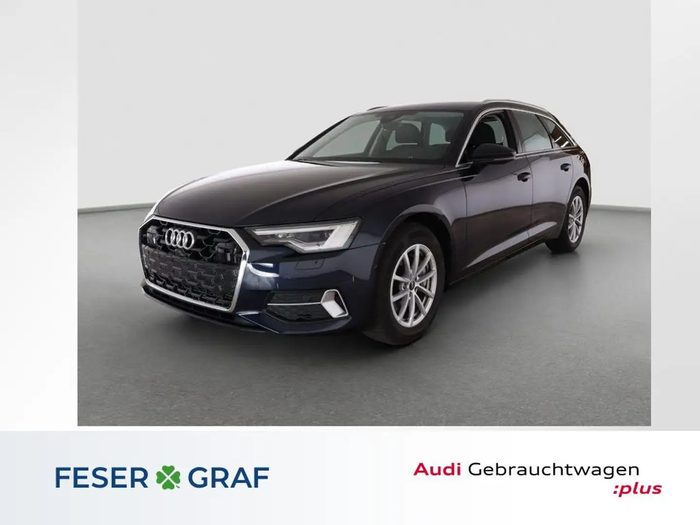 Audi A6 Avant 45 TFSI S tronic-AHK-Matrix-ACC-360 Kamera Blau - 1