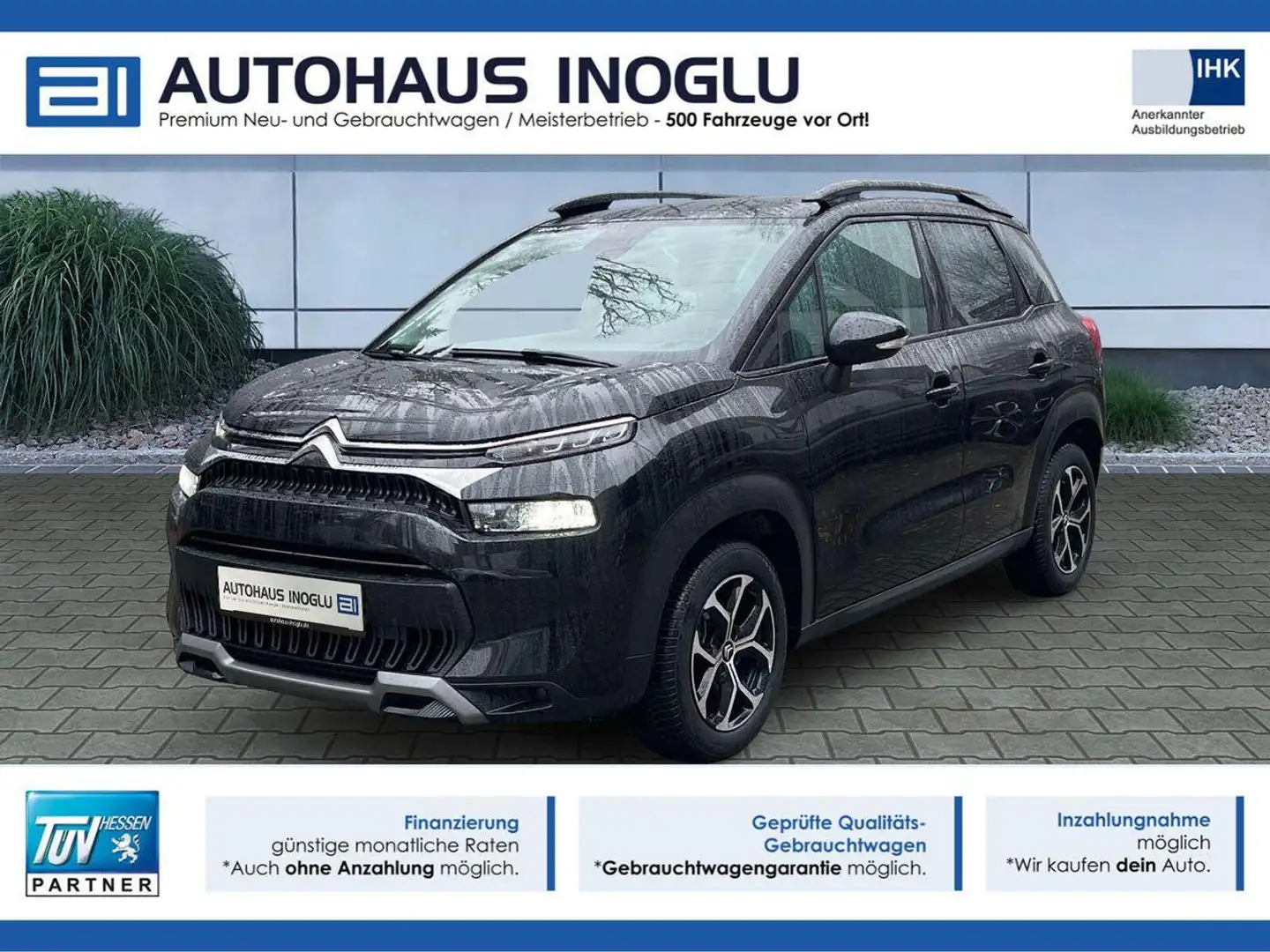 Citroen C3 Aircross 1.2 PureTech 110 S/S Plus Navi+DAB+PDC+ Schwarz - 1