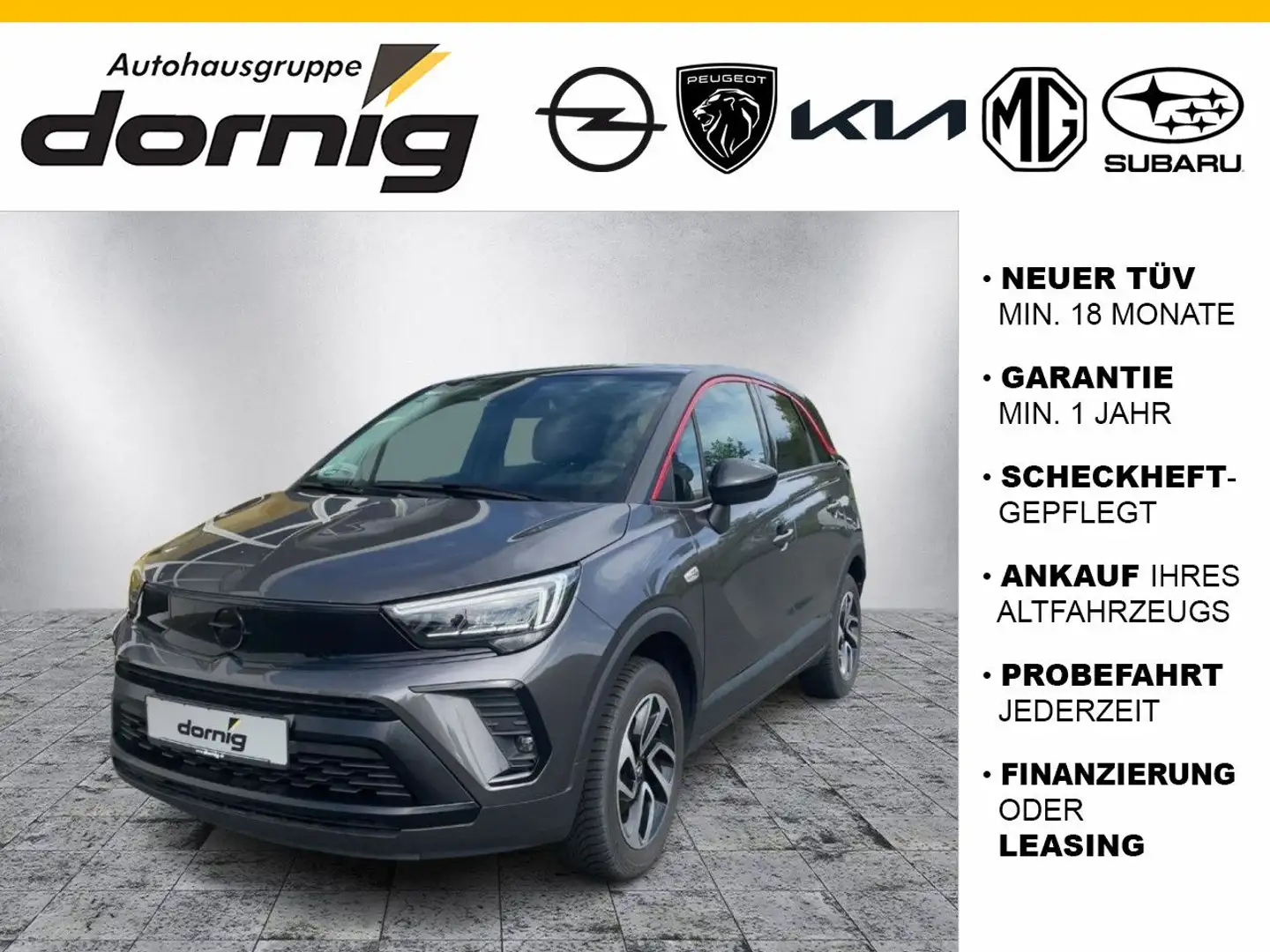 Opel Crossland X Crossland GS, Kamera hi, Klimaaut., SHZ Grau - 1