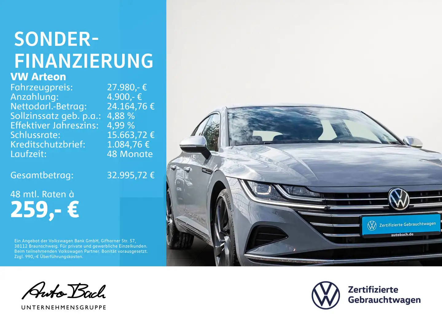 Volkswagen Arteon 2.0 TSI Elegance DSG Navi LED Panorama Di Grijs - 2