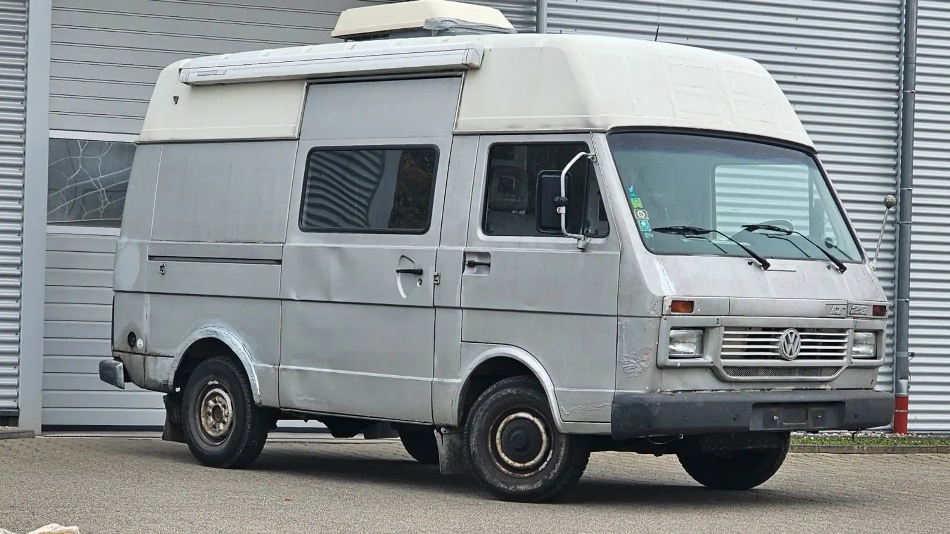 Volkswagen LT 28 Küche Kühlschrank Doppelbett Markise H-Zul Silber - 1