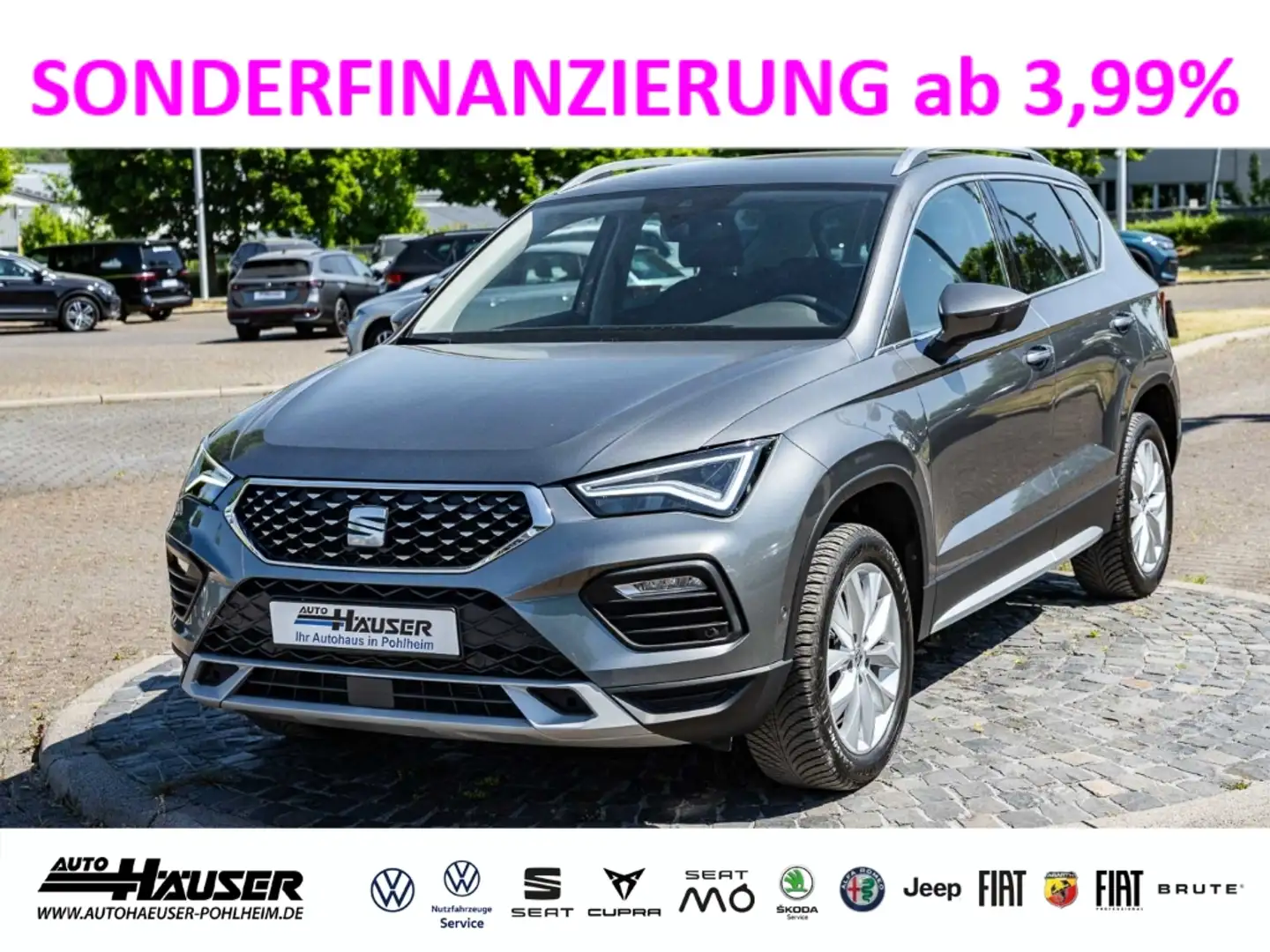 SEAT Ateca Xperience 1.5 TSI DSG AHK EL. HECKKL. NAVI KAMERA Grau - 1