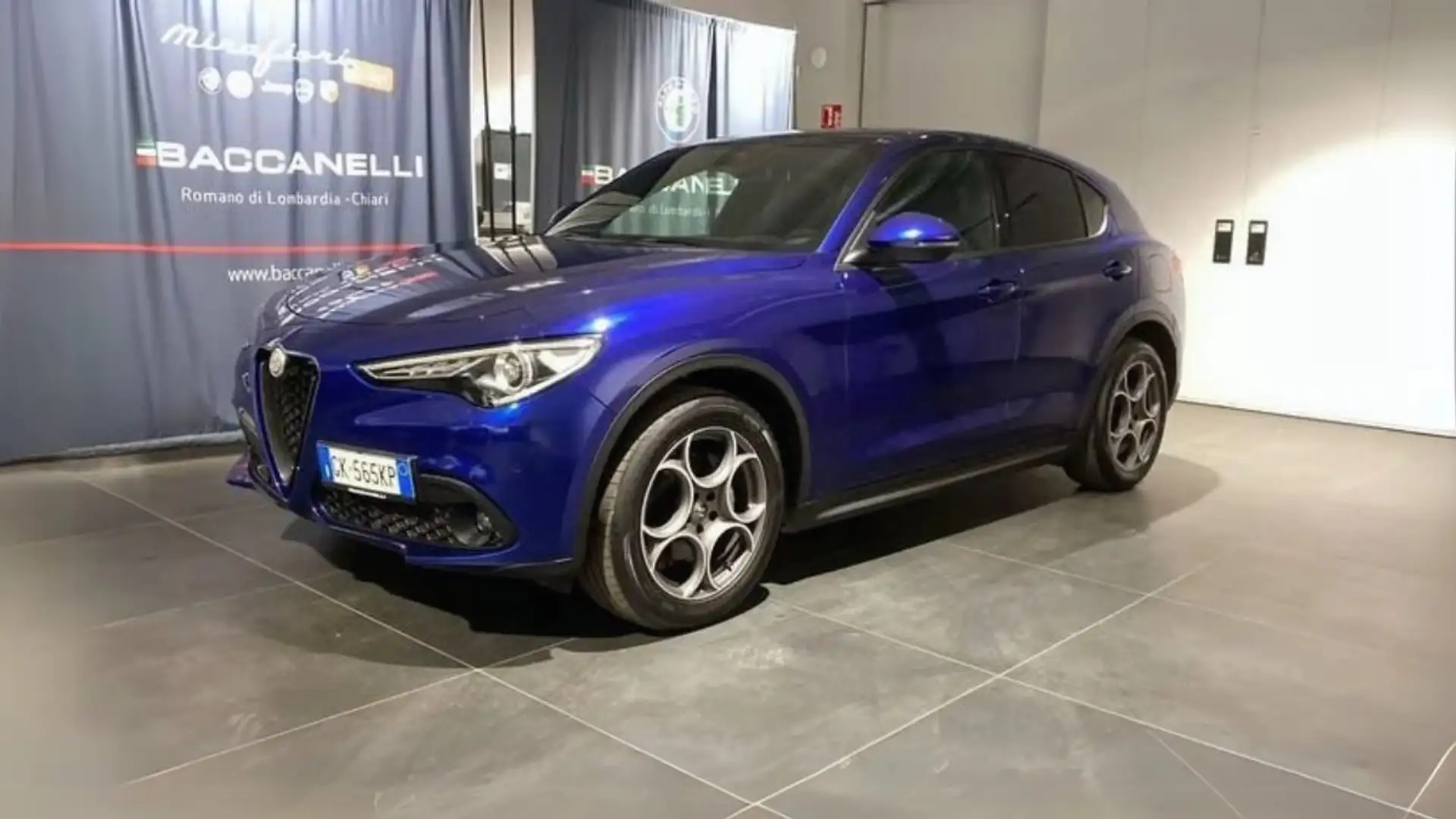 Alfa Romeo Stelvio 2.2 Turbodiesel 190 CV AT8 Q4 Sprint Blu/Azzurro - 1
