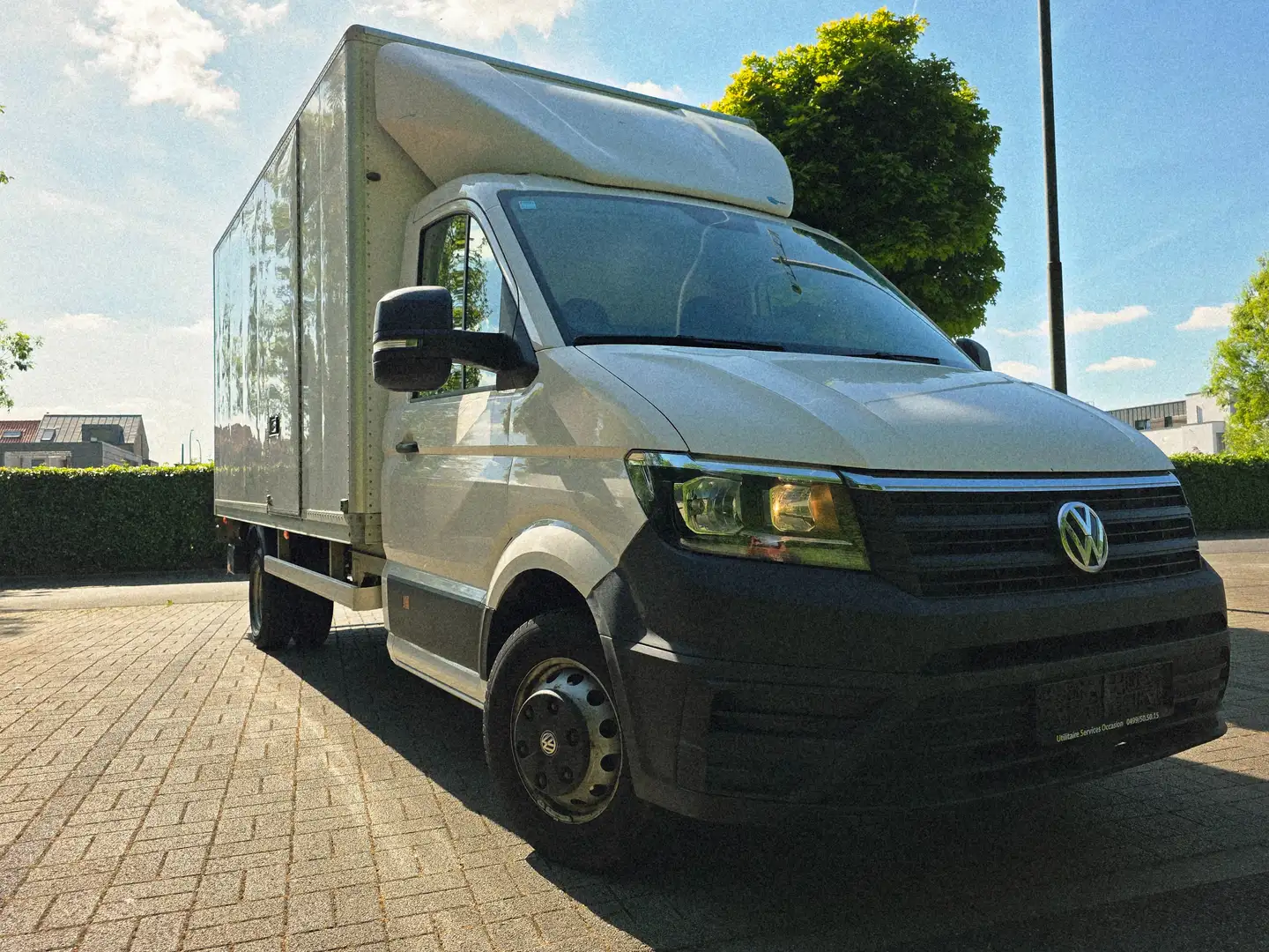 Volkswagen Crafter 2.0 CRTDI-ROUES X6-CAISSE HAYON ELEVATEUR-LIRE SVP Blanc - 1