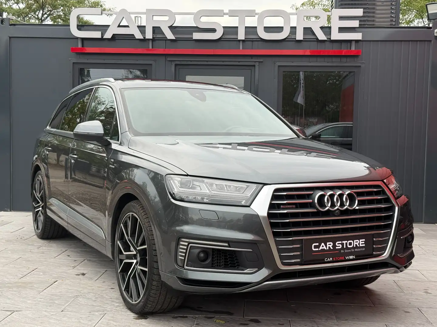 Audi Q7 e-tron 3.0TDI|e-tron|SLine|quattro|Pano|Bose|HUD|ACC||AHK Grau - 1