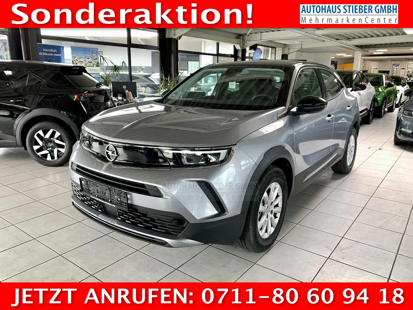 Opel Mokka-E Edition e - SHZ+LHZ+NAVI+EPH+RFK 100 kW (136 PS... Gris - 1