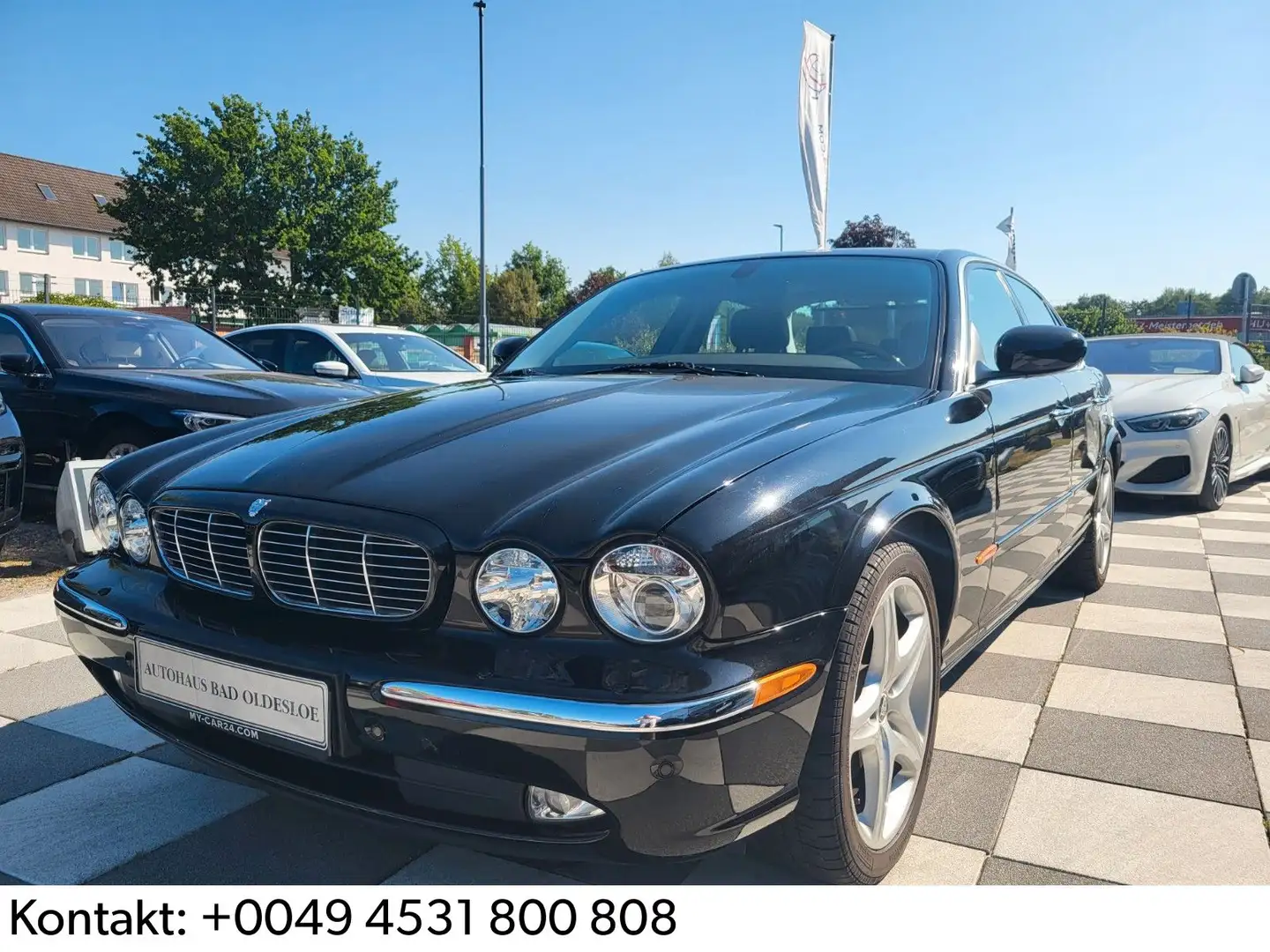 Jaguar XJ 8 4.2 Sovereign+Deutsches Fahrzeug+2 Hand Negru - 1