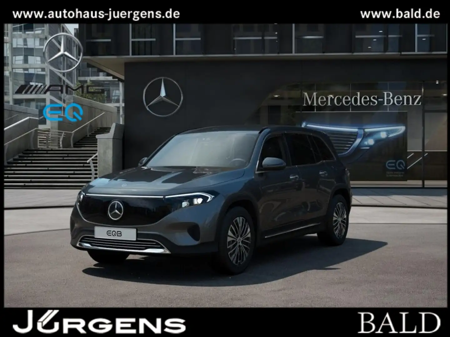 Mercedes-Benz EQB 250 + Progressive/7.Sitze/Burm/LED/Cam/Ambi Grau - 1